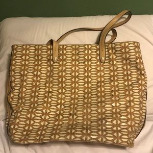Stella & Dot Fillmore geo cork tote